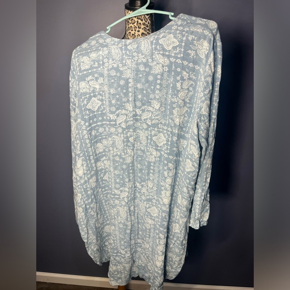 KNOX ROSE Women's Paisley Floral Kimono Cardigan - Picture 5 of 5